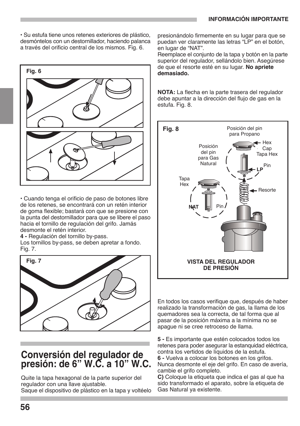 Siemens 36inc Stainless Gas Cooktop User Manual | Page 56 / 57