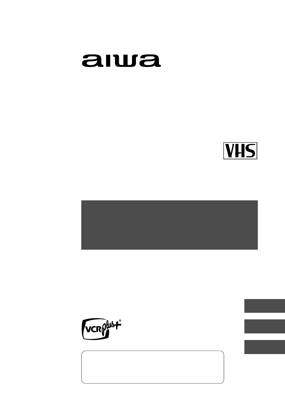 Aiwa HV-FX9000U User Manual | 118 pages