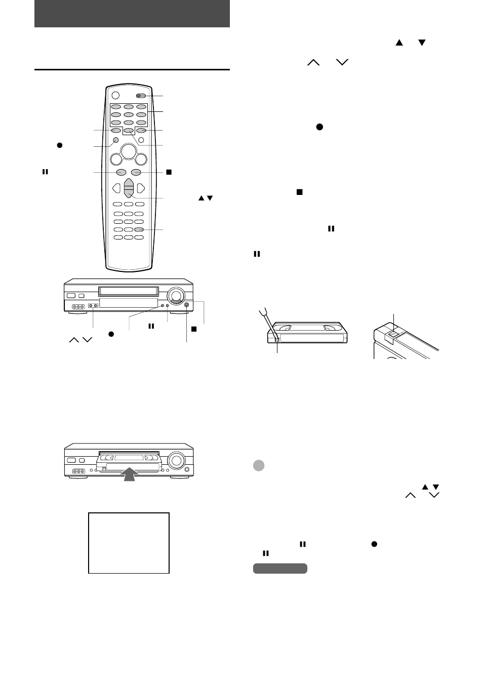 Enregistrement d’un programme de télévision, Pour arrêter l’enregistrement, Pour interrompre l’enregistrement | Pour éviter un enregistrement accidentel | Aiwa HV-FX9000U User Manual | Page 105 / 118