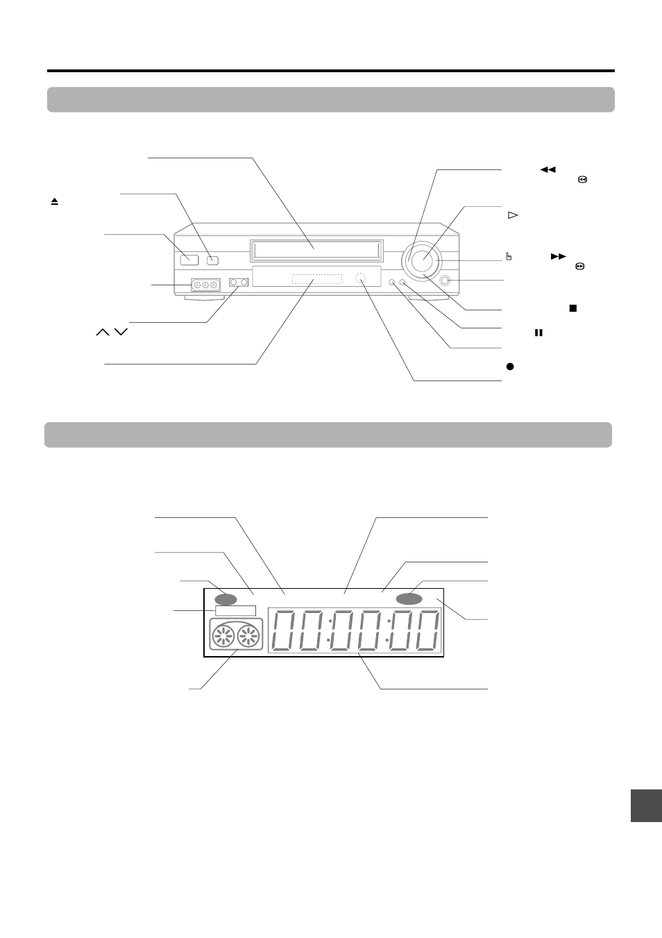 Composants et commandes, Panneau avant afficheur | Aiwa HV-FX9000U User Manual | Page 116 / 118
