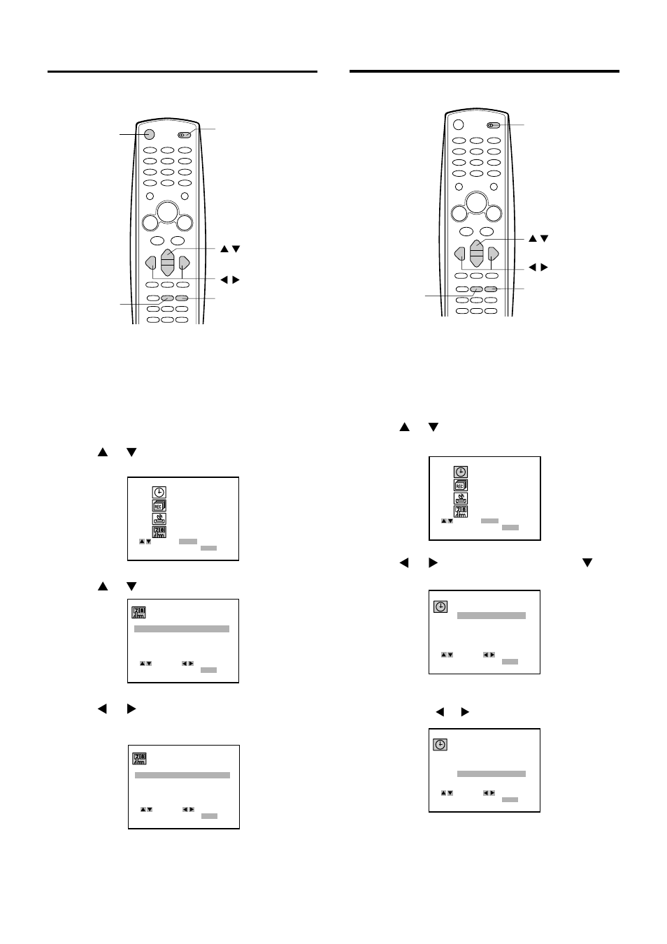 Setting the language, Setting the clock | Aiwa HV-FX9000U User Manual | Page 20 / 118