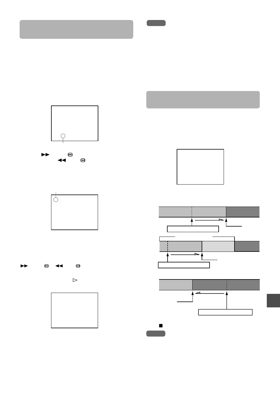 Searching with the index function — index search, Press rec. end search during stop, Recorded | Recorded blank blank, Blank, Blank recorded blank, Later recorded, Later recorded blank blank | Aiwa HV-FX9000U User Manual | Page 27 / 118