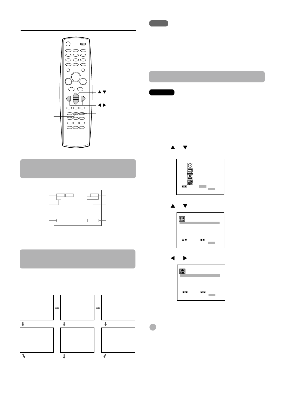 On-screen display, Identifying the on-screen display items, Changing the on-screen function display | Aiwa HV-FX9000U User Manual | Page 36 / 118
