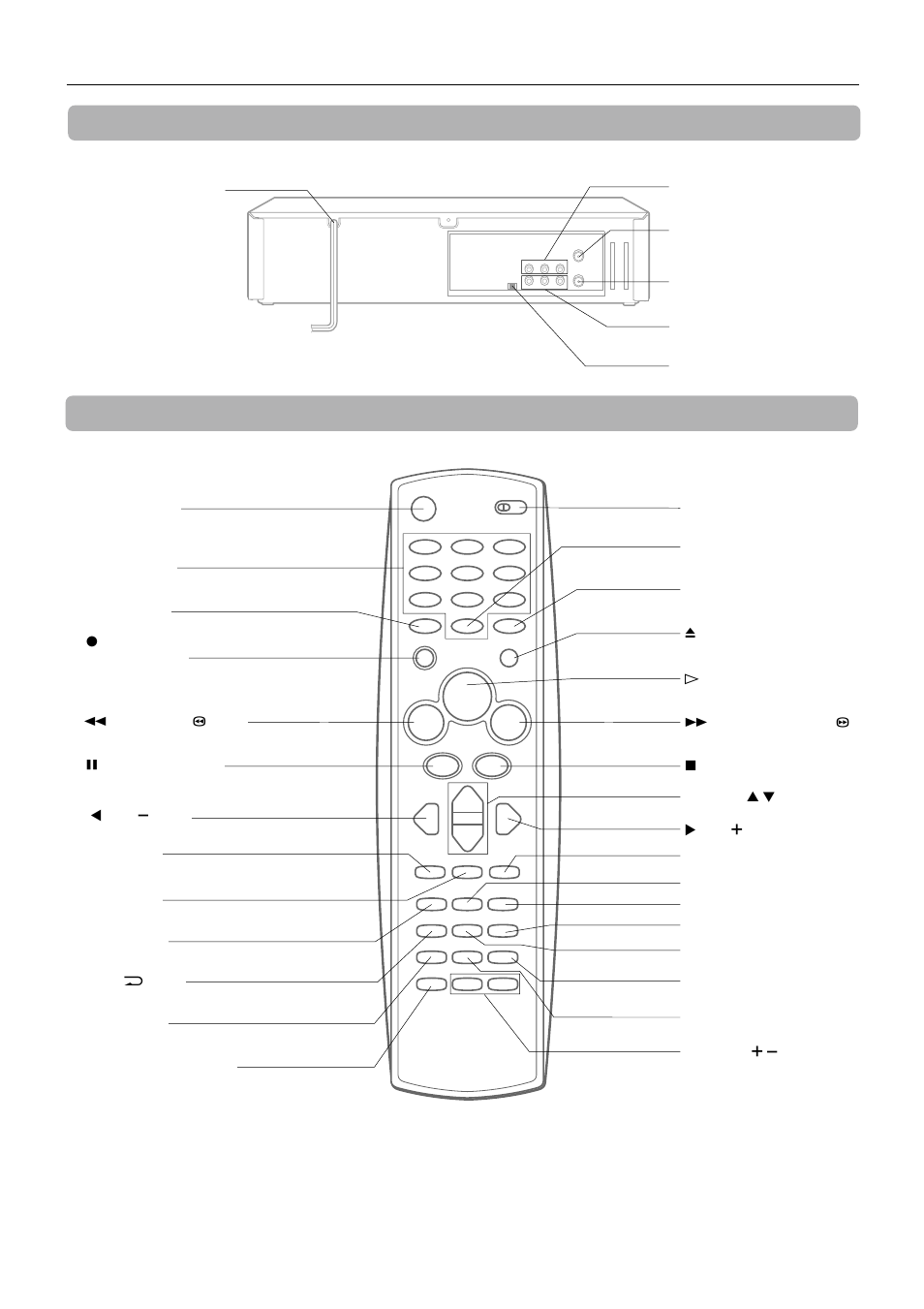 Index to parts and controls (continued) | Aiwa HV-FX9000U User Manual | Page 40 / 118