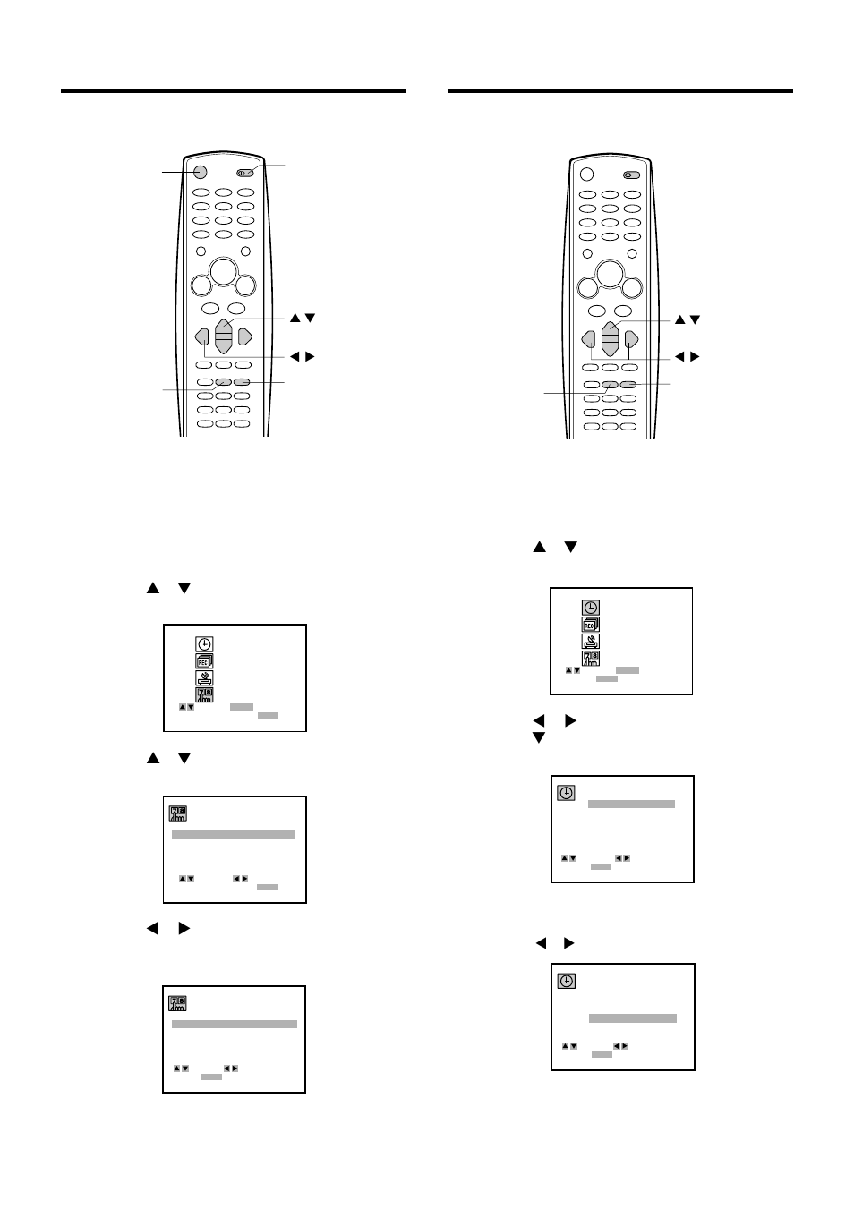 Selección de idioma, Ajuste del reloj | Aiwa HV-FX9000U User Manual | Page 59 / 118