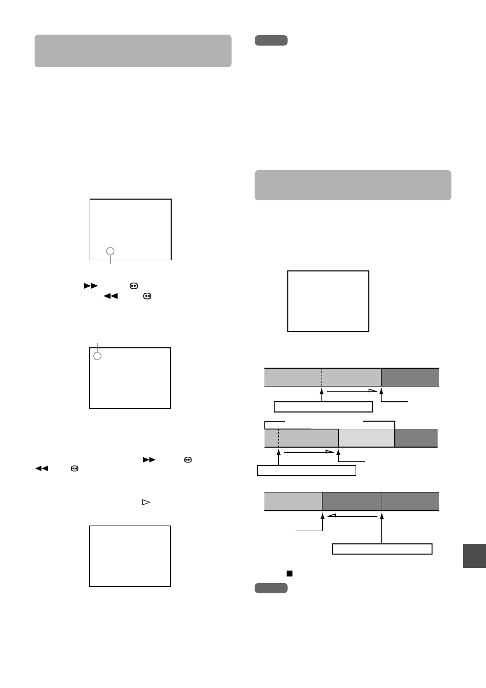 Para detener la búsqueda de imágenes finales, Grabado, Blanco | Blanco grabado blanco, Grabado posteriormente, Grabado posteriormente blanco blanco, Grabado blanco blanco | Aiwa HV-FX9000U User Manual | Page 66 / 118
