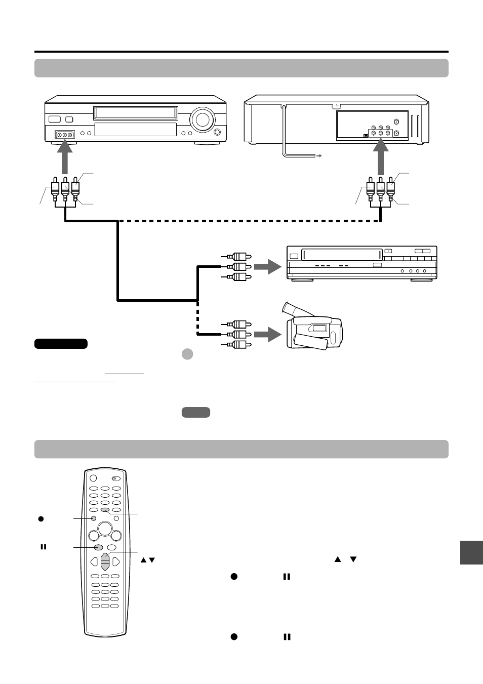 Copia, Conexión a otra videograbadora operación | Aiwa HV-FX9000U User Manual | Page 72 / 118