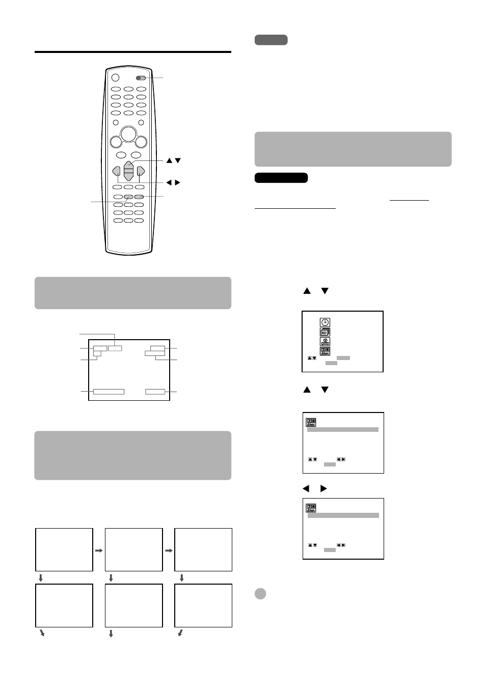 Visualización en pantalla, Para desactivar la visualización en pantalla | Aiwa HV-FX9000U User Manual | Page 75 / 118