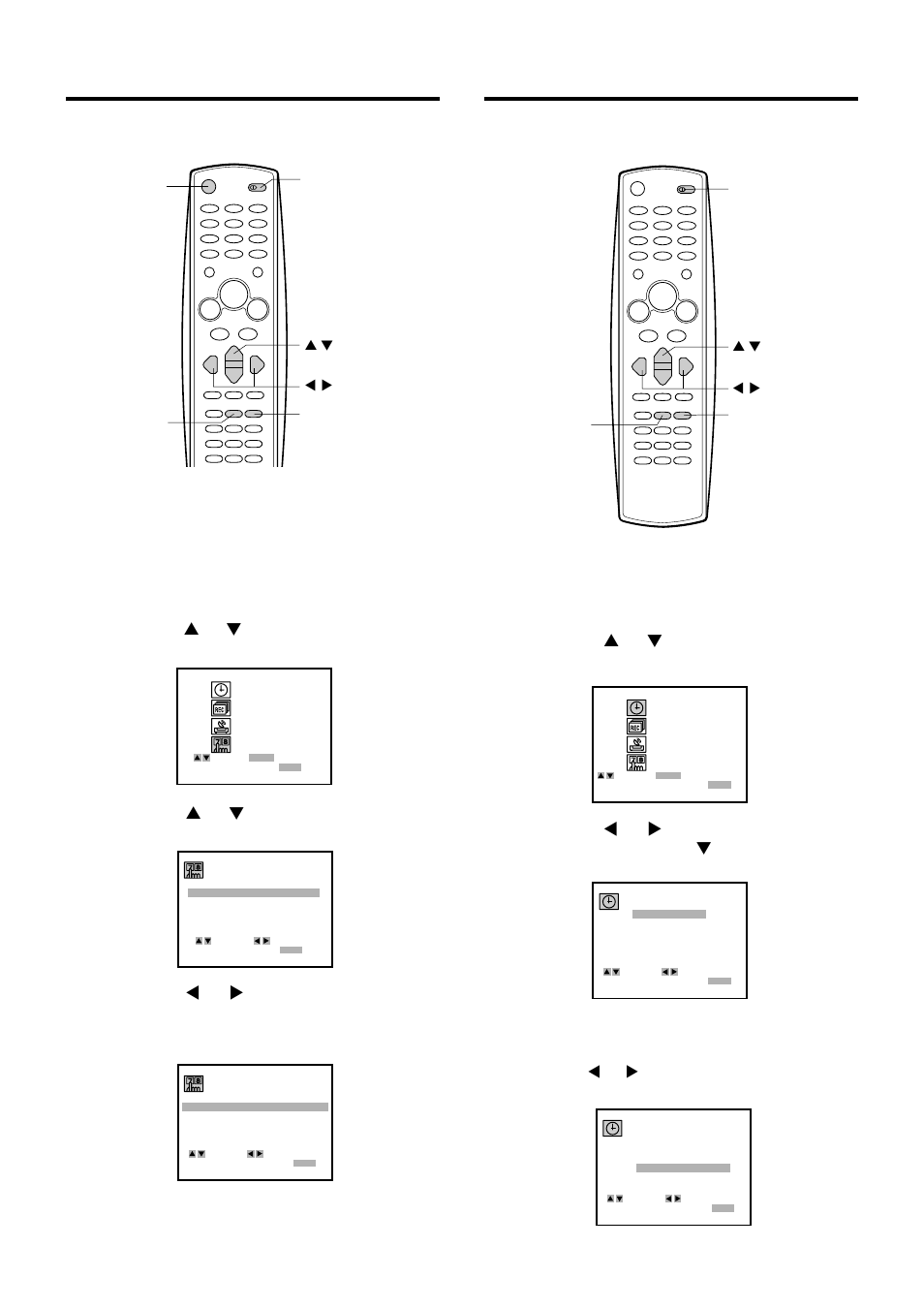Réglage de l’horloge, Sélection de la langue | Aiwa HV-FX9000U User Manual | Page 97 / 118
