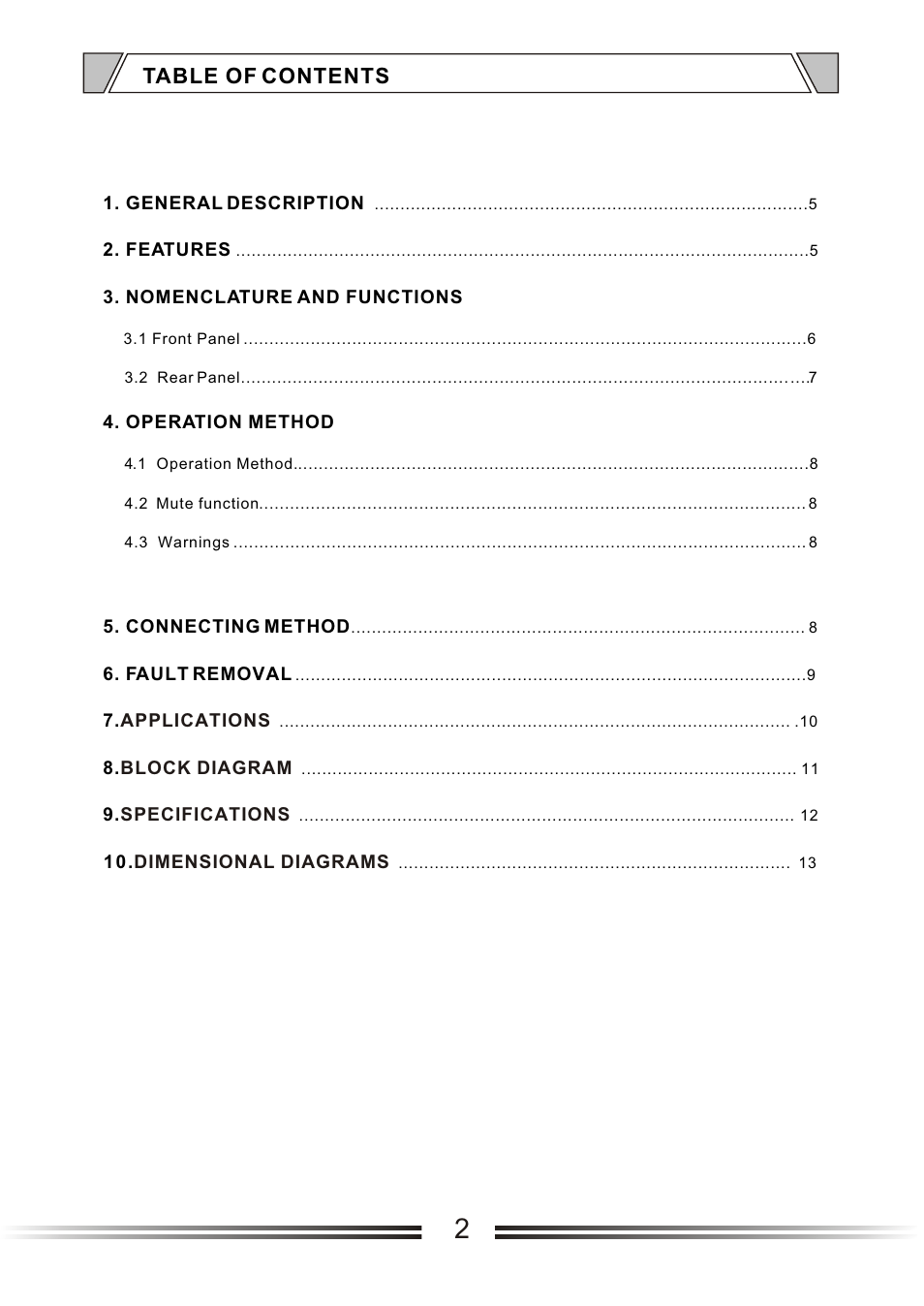 t&mSystems Project 120MP - 240MP User Manual | Page 2 / 14