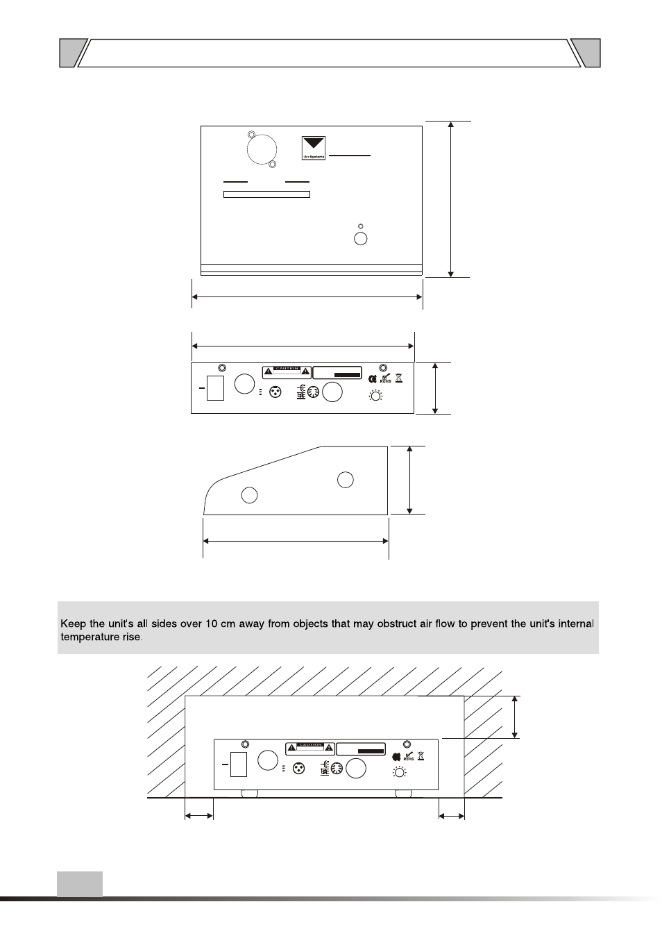 Т³гж 11, Dimensional diagram, Pagemic1 | Unit :mm, Over | t&mSystems Project PageMic1 User Manual | Page 11 / 12