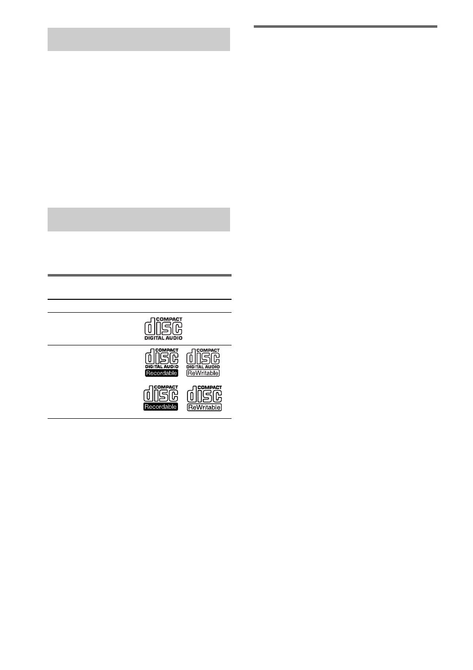 How to use this manual, Playable discs, How to use this manual playable discs | Aiwa XR-EM550 User Manual | Page 4 / 32