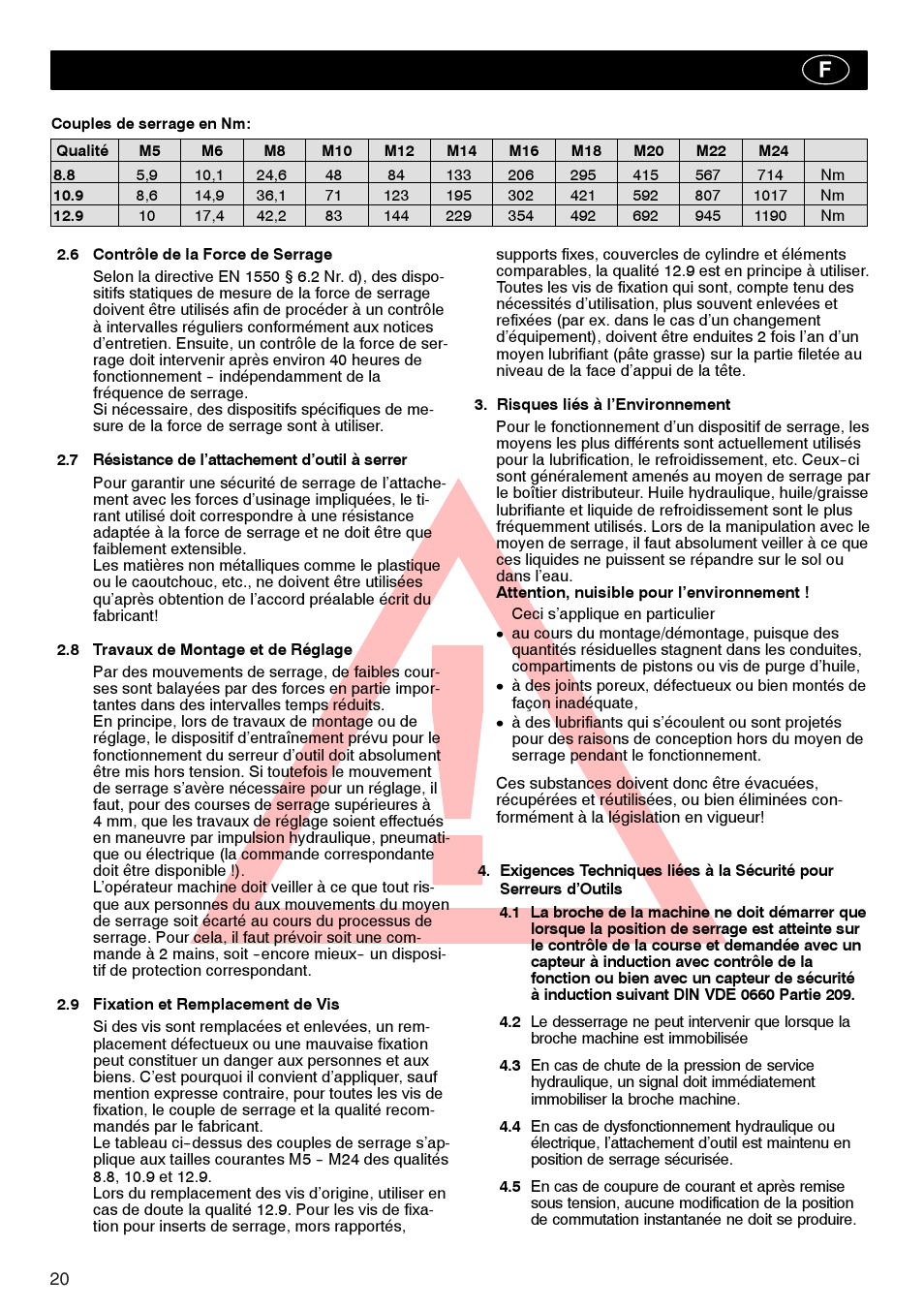 ROHM Tool clamping units User Manual | Page 20 / 40