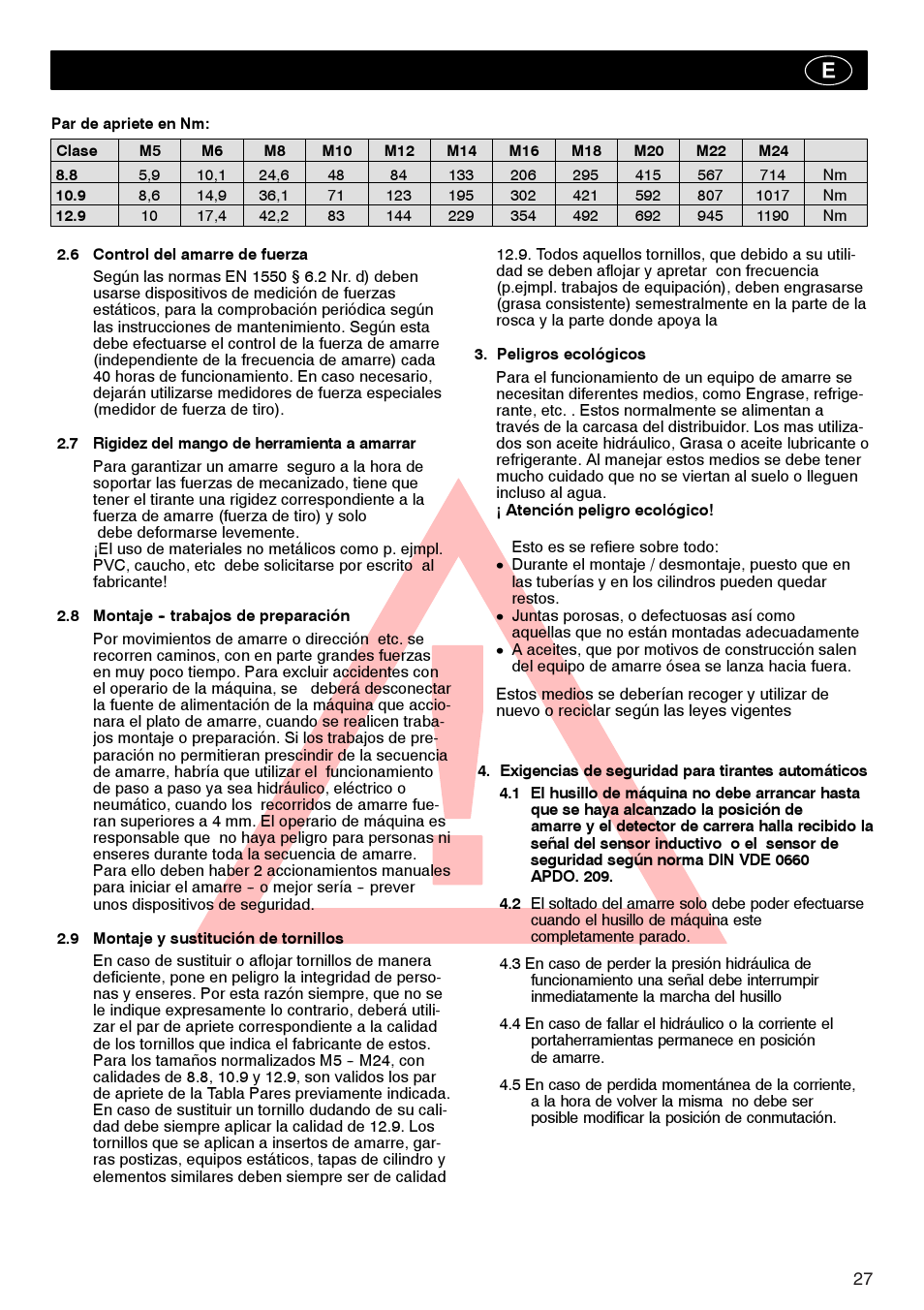 ROHM Tool clamping units User Manual | Page 27 / 40