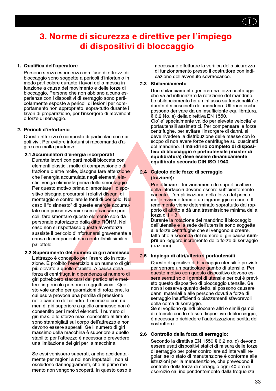 ROHM Tool clamping units User Manual | Page 33 / 40