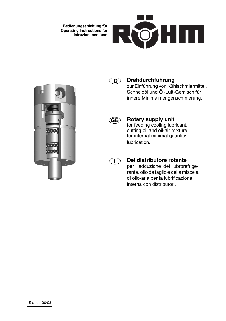 ROHM Turning Performance User Manual | 8 pages