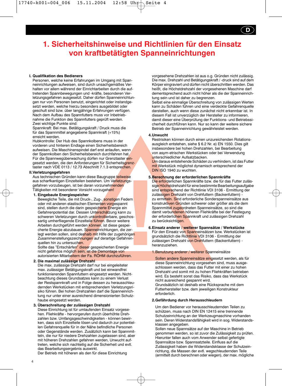 ROHM KFD-HE - Power chucks with through-hole User Manual | Page 4 / 47