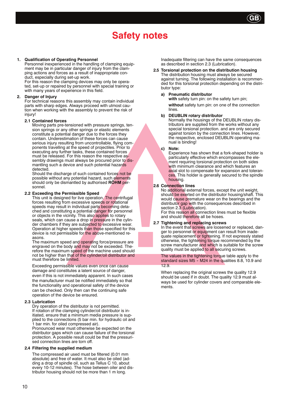 ROHM LVS / LV / LT / LTS - Air-actuating cylinders User Manual | Page 10 / 28
