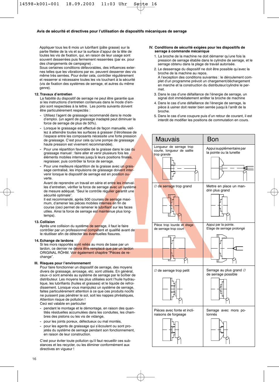 Mauvais bon | ROHM KFD-HS - Power chucks with through-hole User Manual | Page 16 / 44