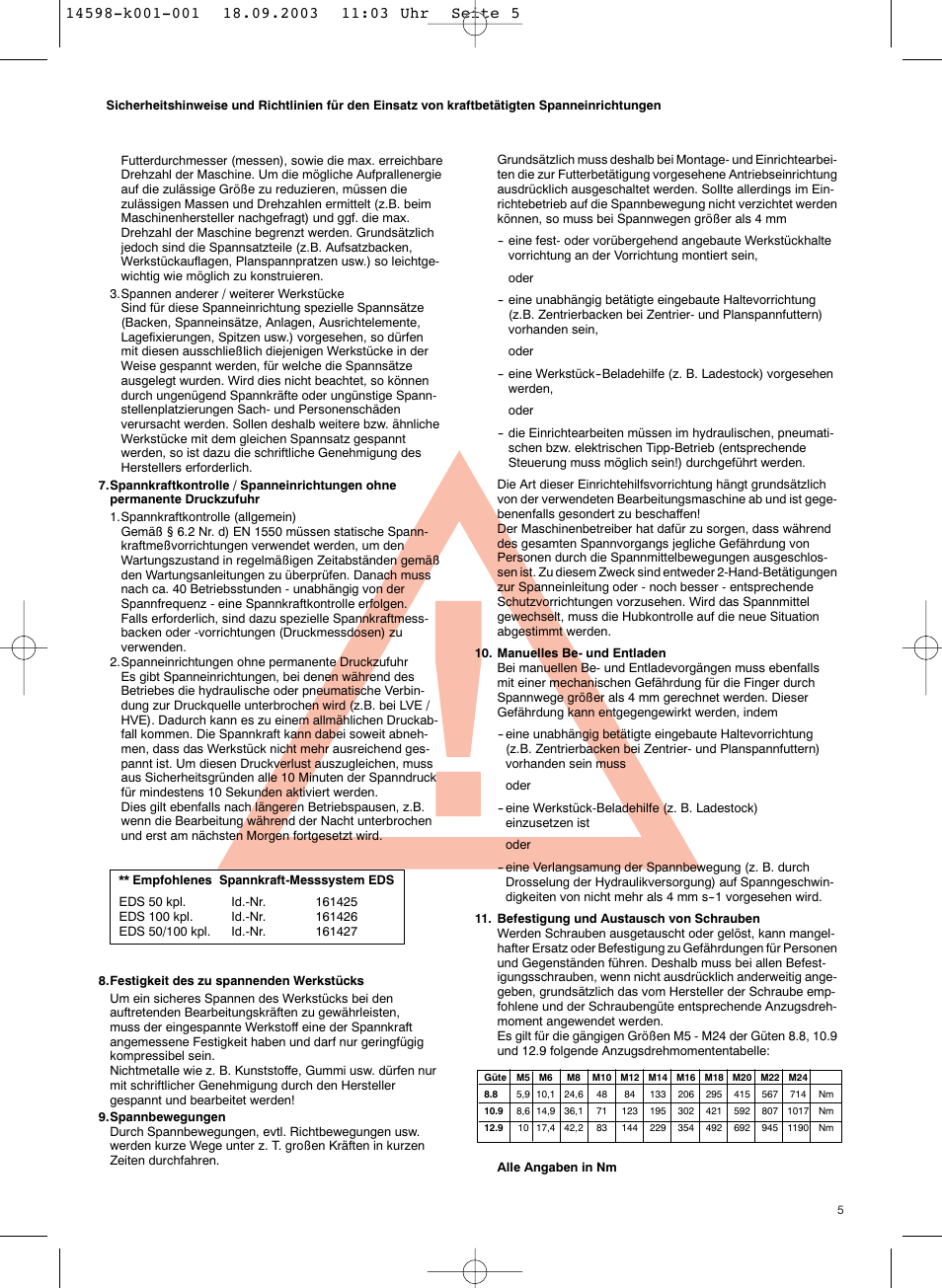 ROHM KFD-HS - Power chucks with through-hole User Manual | Page 5 / 44