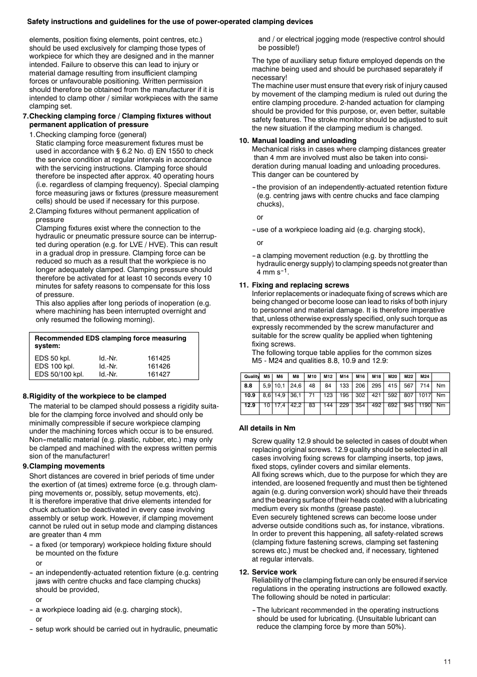 ROHM KBF-N - Power-operated ball lock draw-down chucks User Manual | Page 11 / 48