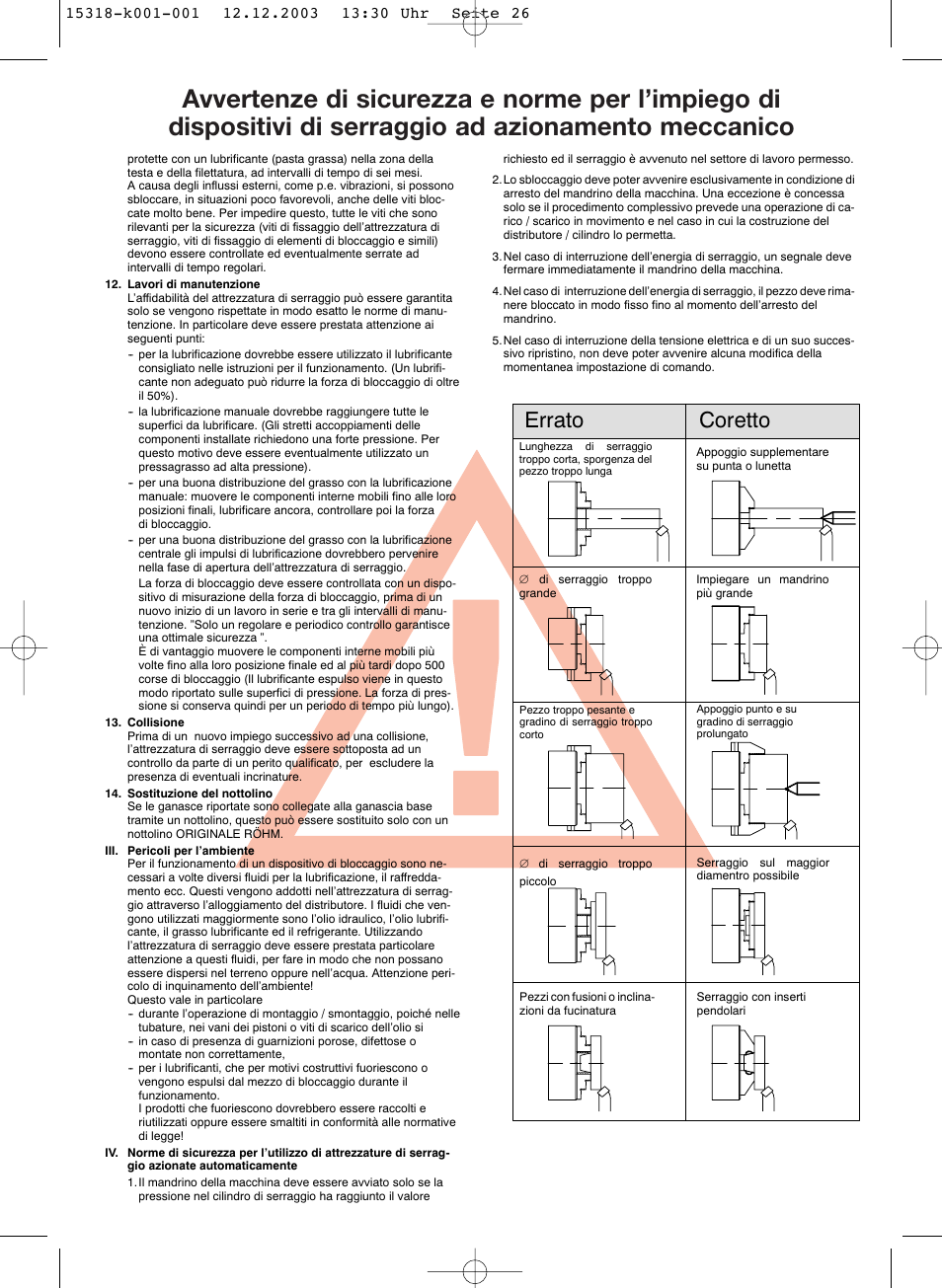 Errato coretto | ROHM DURO-NC - Power chucks with quick-acting jaw change system User Manual | Page 23 / 35