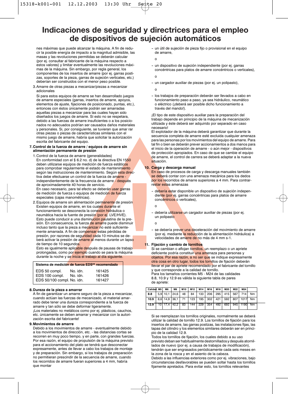 ROHM DURO-NC - Power chucks with quick-acting jaw change system User Manual | Page 28 / 35