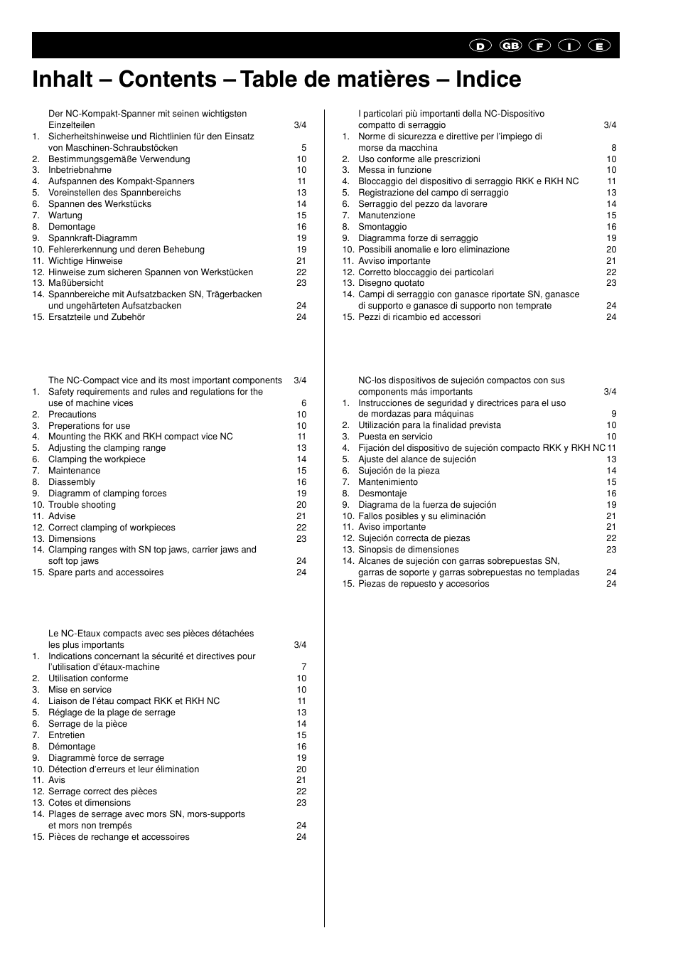 ROHM RKK / RKH NC-Compact vices User Manual | Page 2 / 34