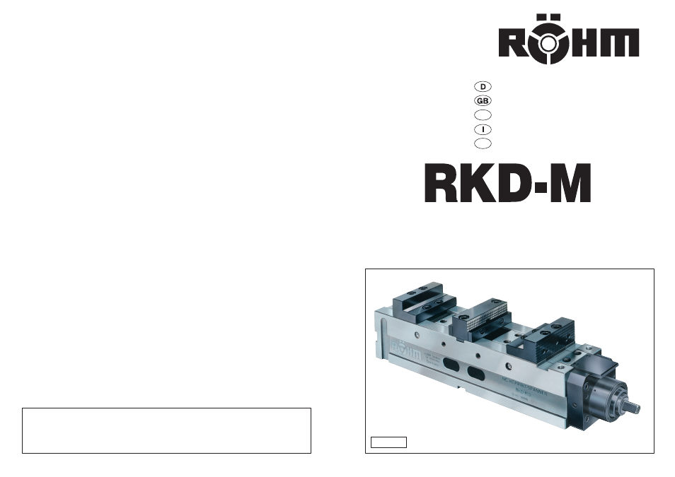 ROHM RKD-M NC-Compact twin vices User Manual | 12 pages