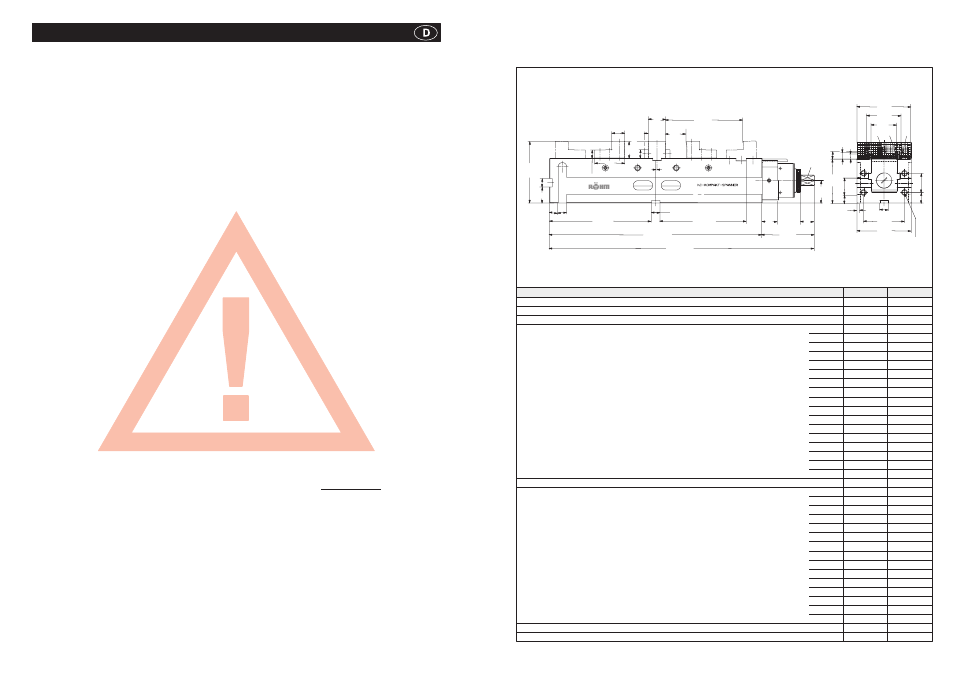 Maßübersicht | ROHM RKD-M NC-Compact twin vices User Manual | Page 4 / 12