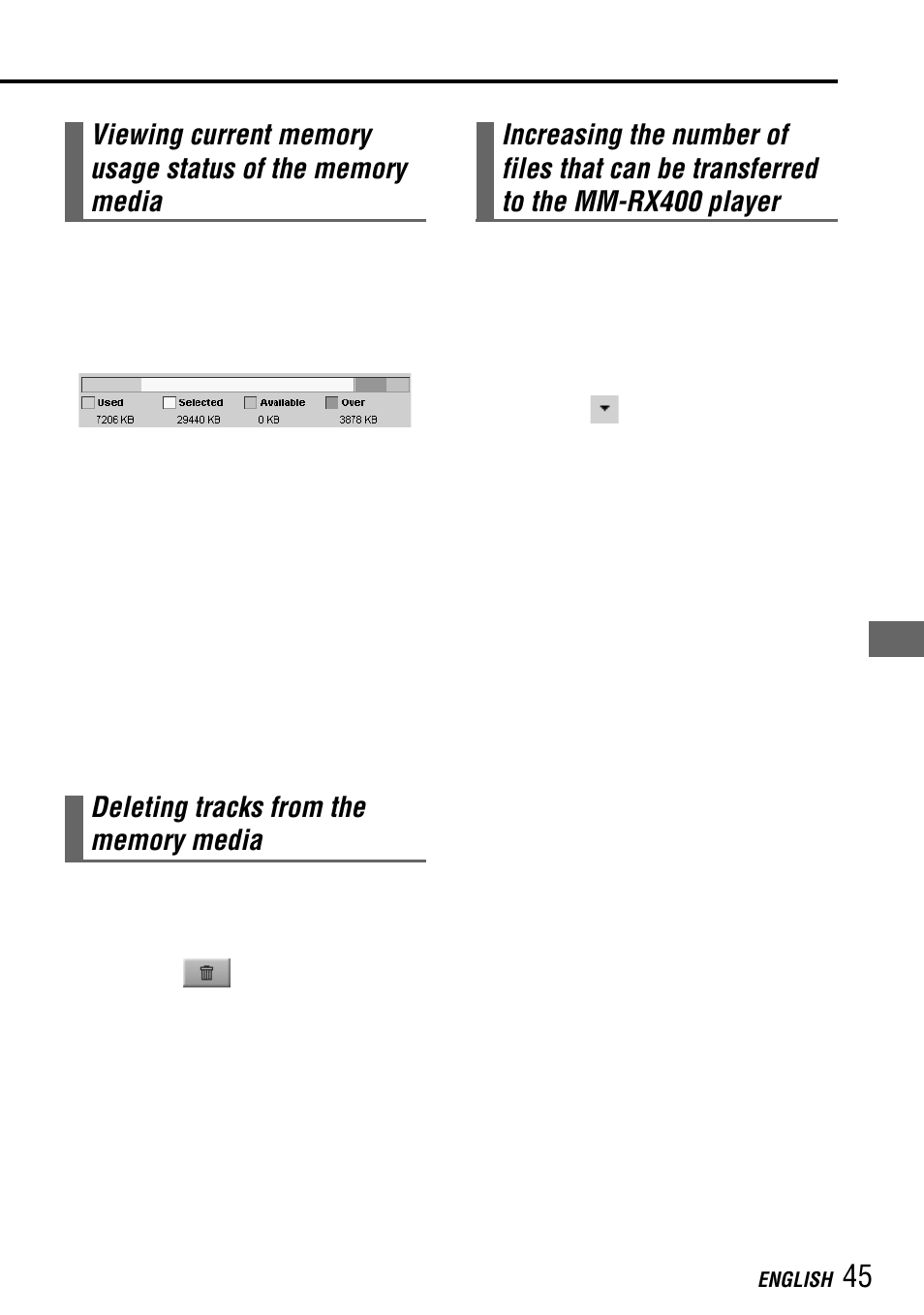 Aiwa MM-RX400 User Manual | Page 45 / 64