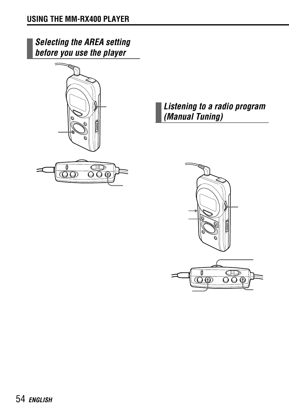 Aiwa MM-RX400 User Manual | Page 54 / 64