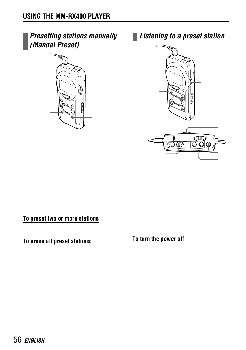 Aiwa MM-RX400 User Manual | Page 56 / 64