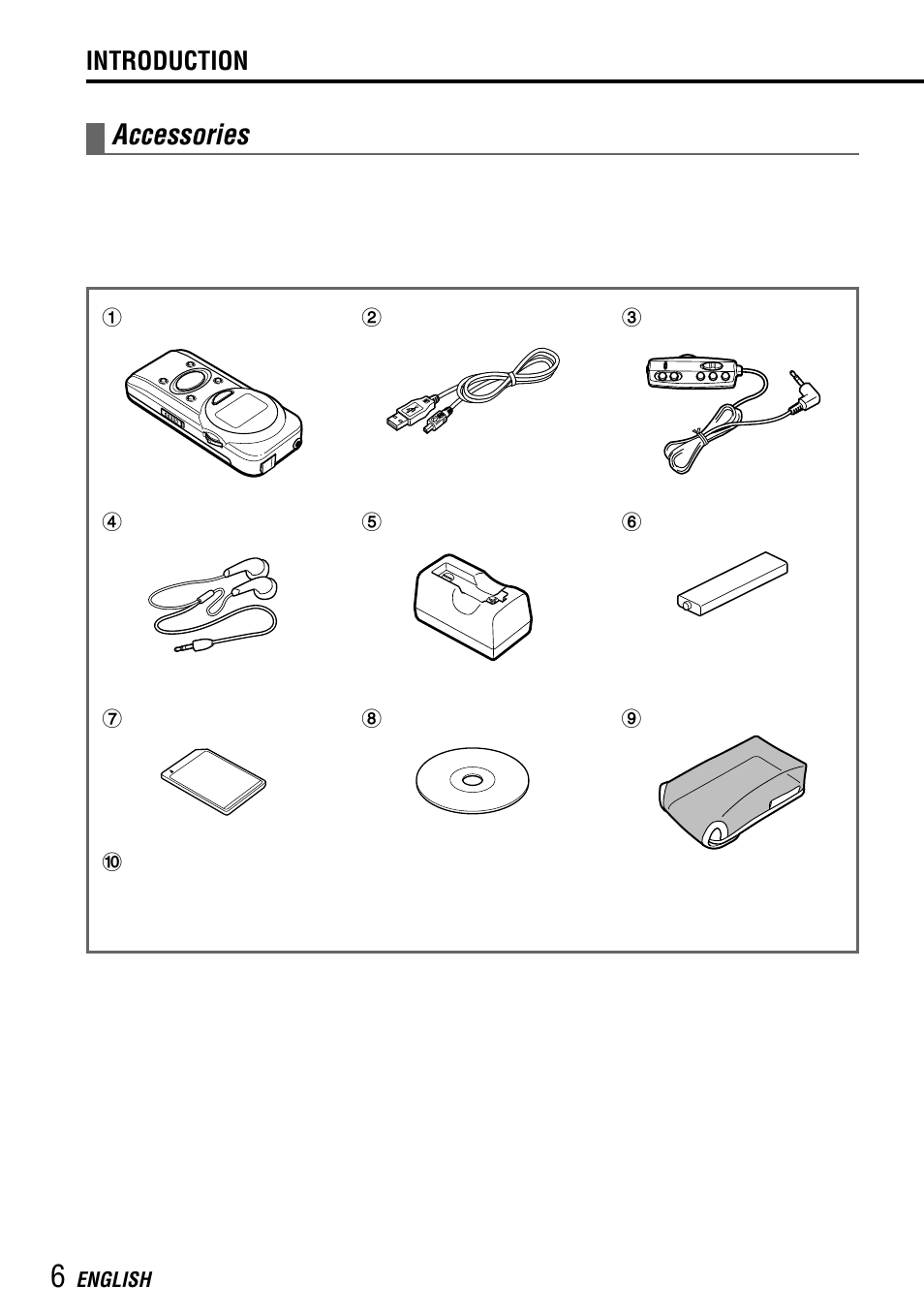 Accessories, Introduction | Aiwa MM-RX400 User Manual | Page 6 / 64