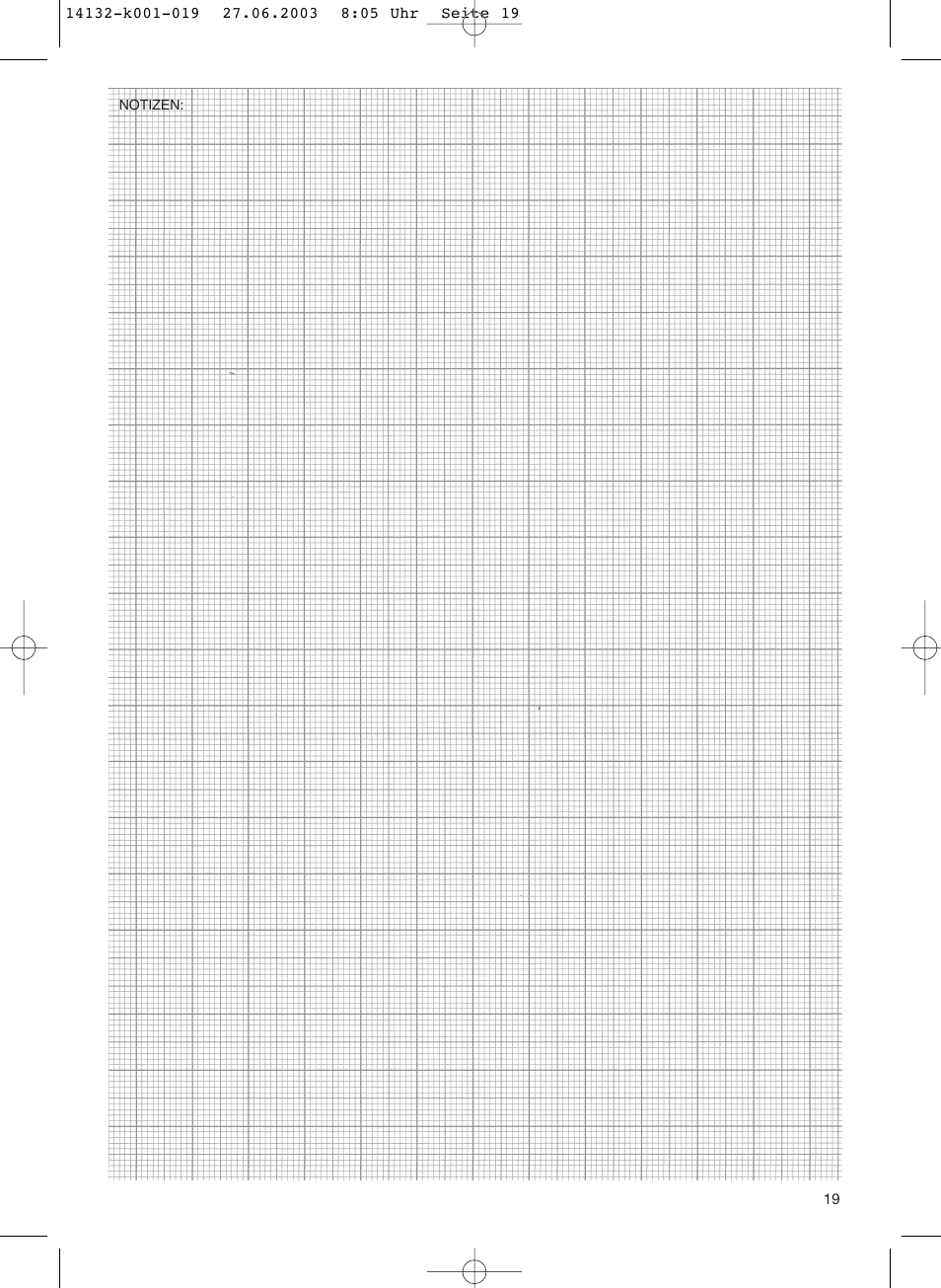 ROHM CoG / CoK - Constant face drivers User Manual | Page 19 / 20