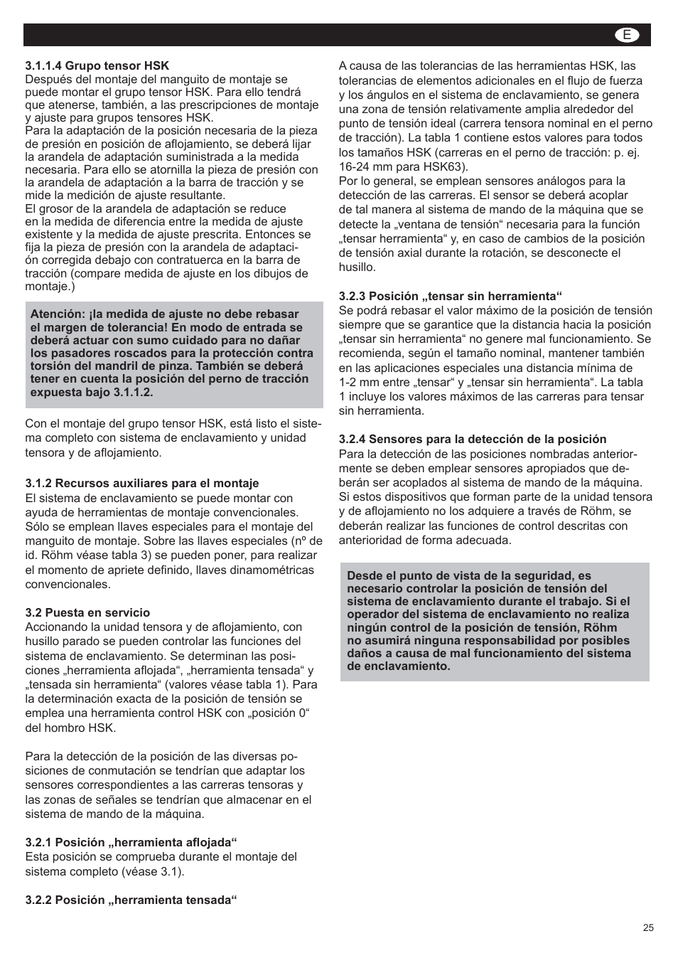 Duro-t | ROHM SUPER-LOCK User Manual | Page 25 / 28