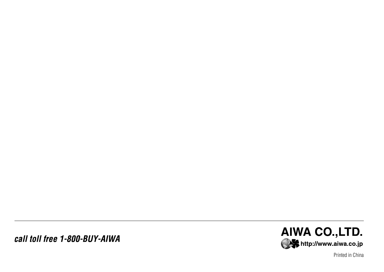 Aiwa WM5 User Manual | Page 8 / 20
