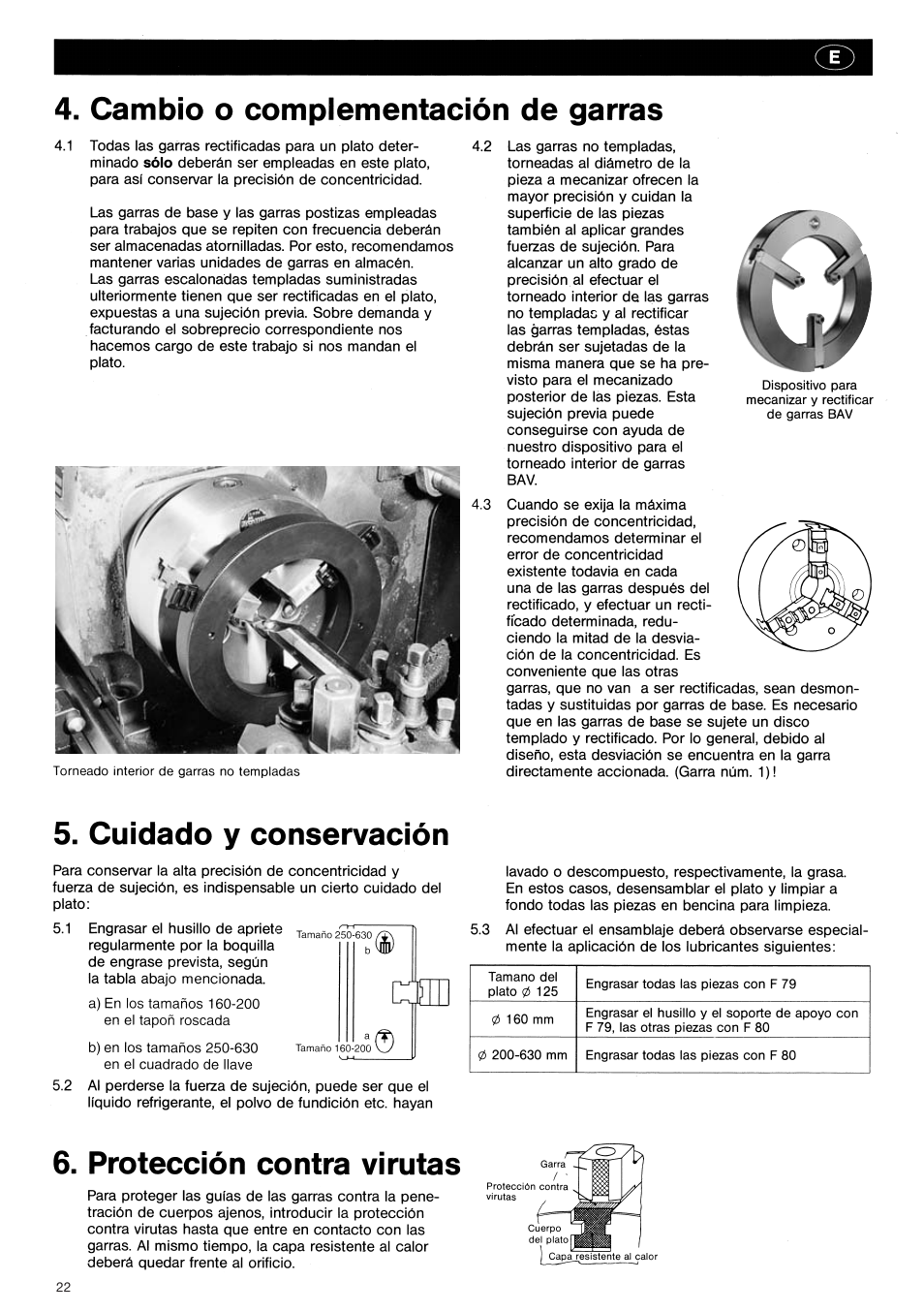 ROHM DURO - Key bar chucks User Manual | Page 22 / 42