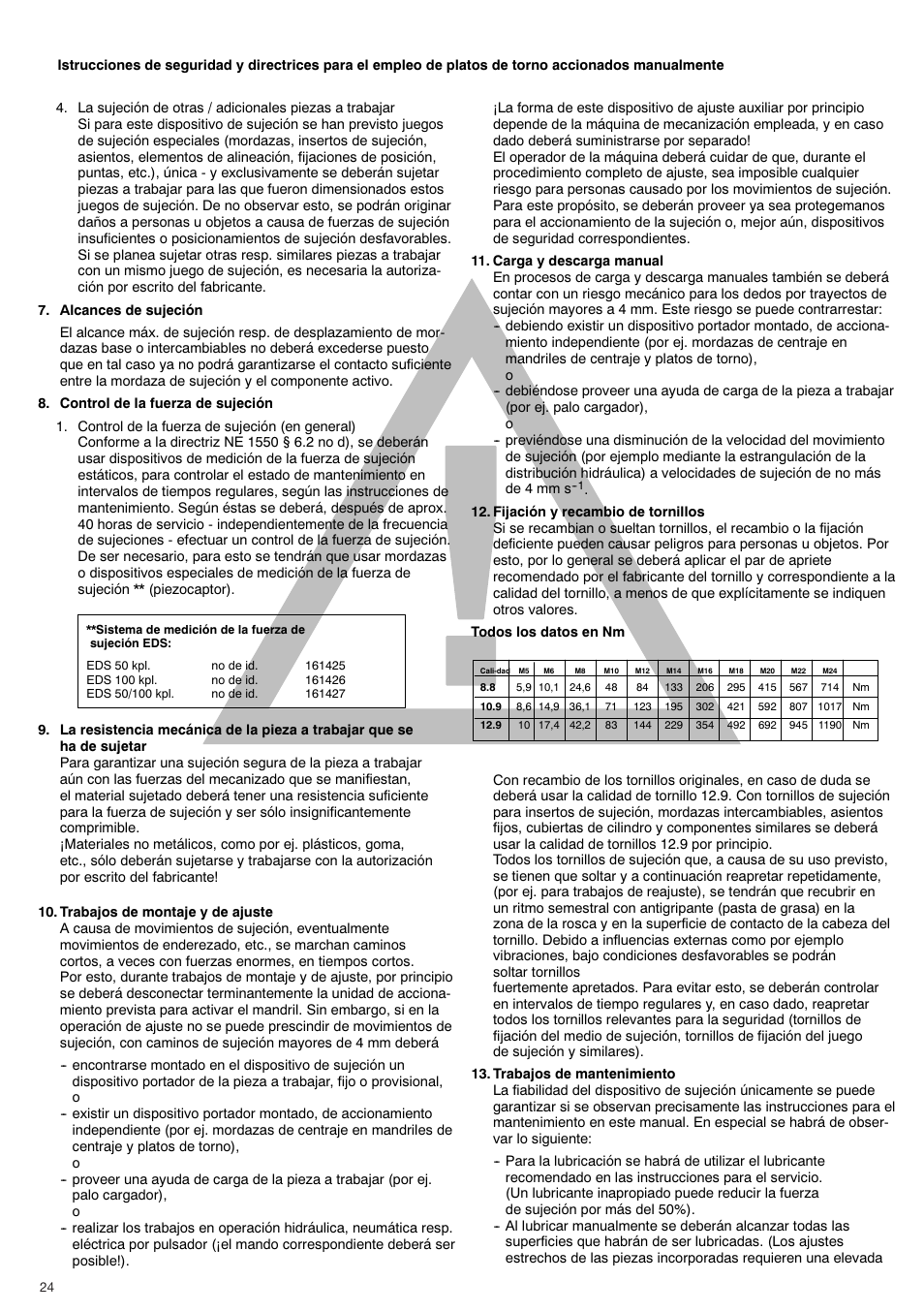 ROHM DURO - Key bar chucks User Manual | Page 24 / 42