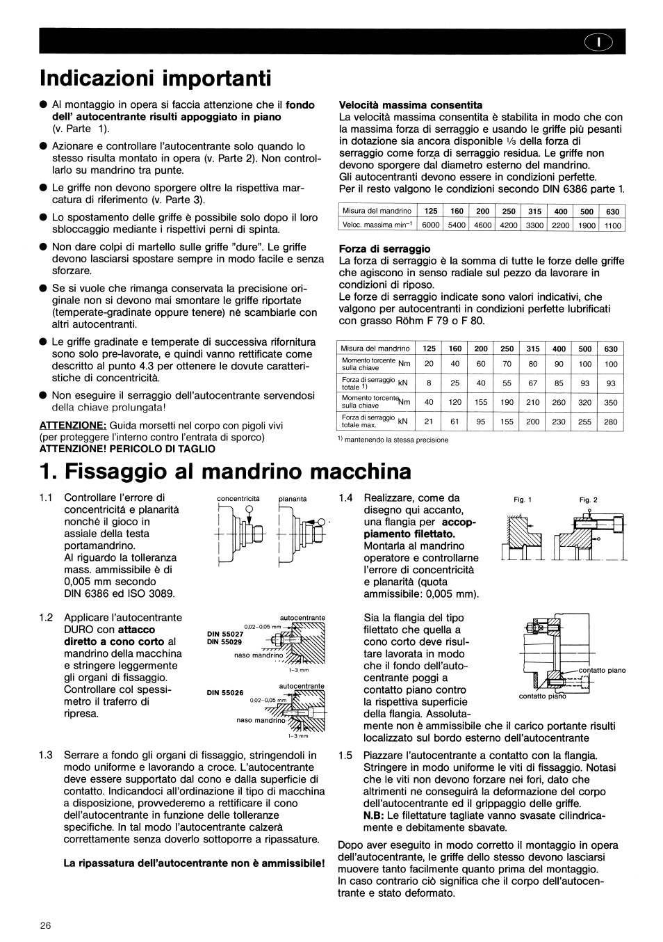 ROHM DURO - Key bar chucks User Manual | Page 26 / 42