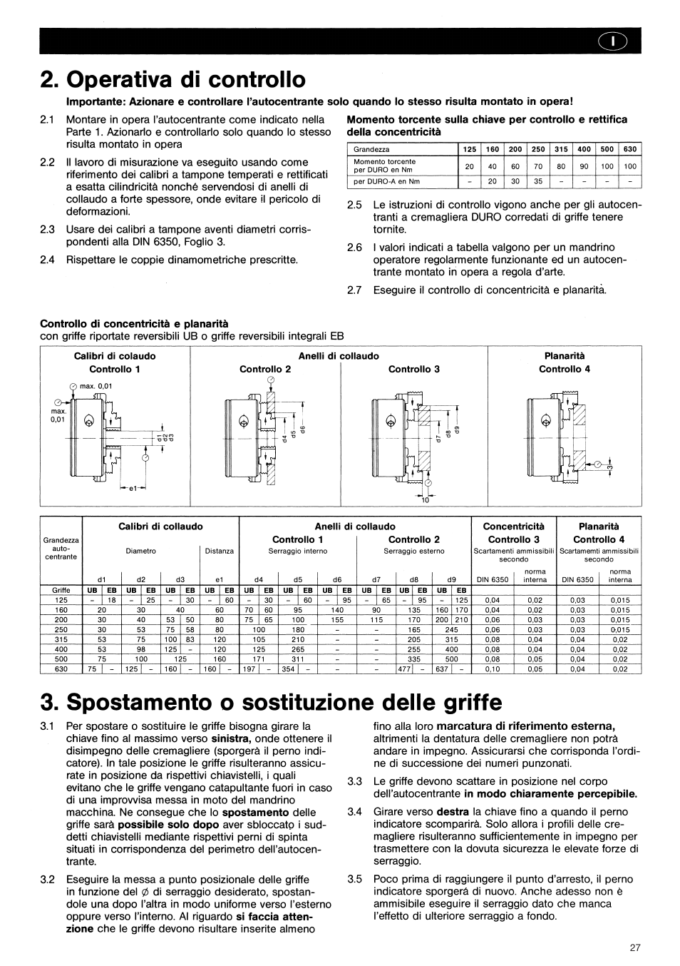 ROHM DURO - Key bar chucks User Manual | Page 27 / 42