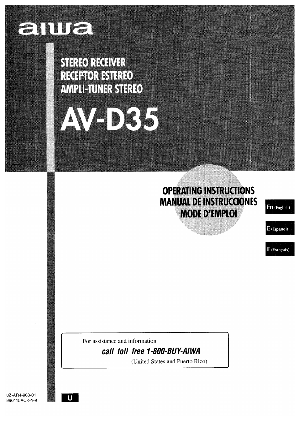 Aiwa AV-D35 User Manual | 64 pages