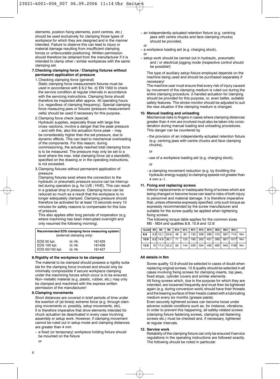 ROHM Safety instructions and guidelines for the use of power-operated clamping devices User Manual | Page 6 / 20