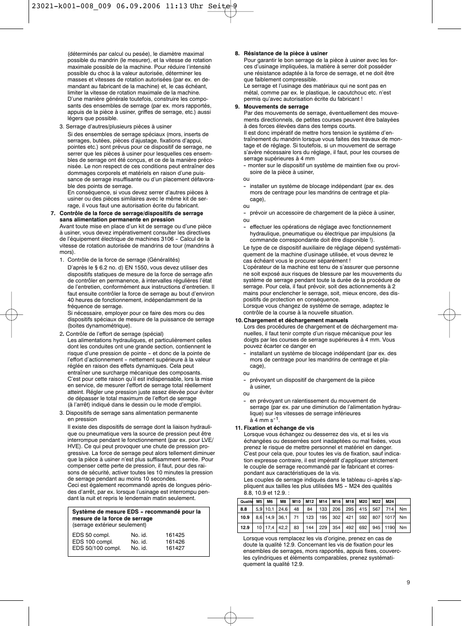 ROHM Safety instructions and guidelines for the use of power-operated clamping devices User Manual | Page 9 / 20