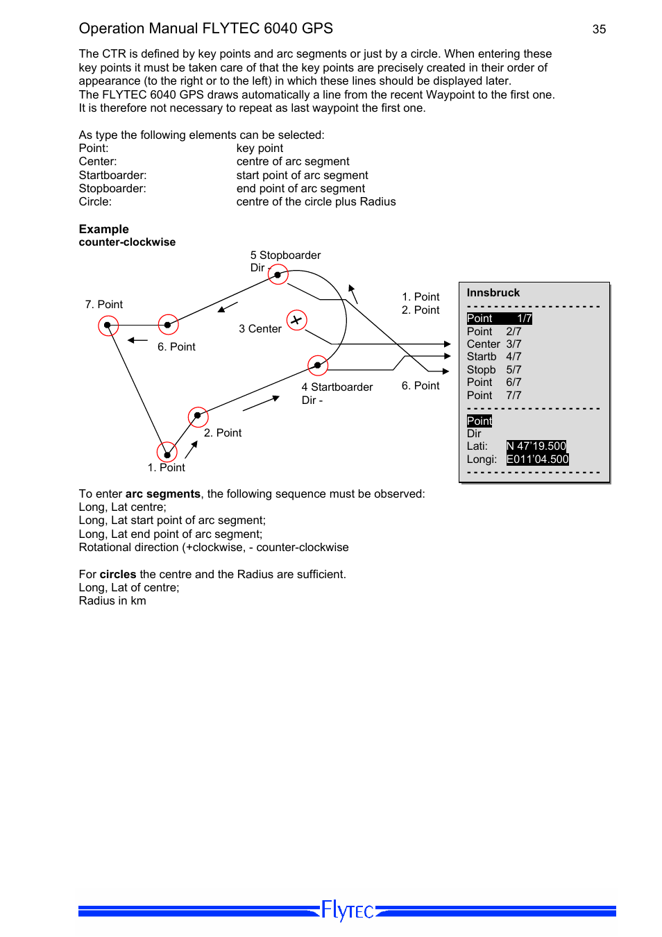 Operation manual flytec 6040 gps | Flytec 6040 * User Manual | Page 37 / 57