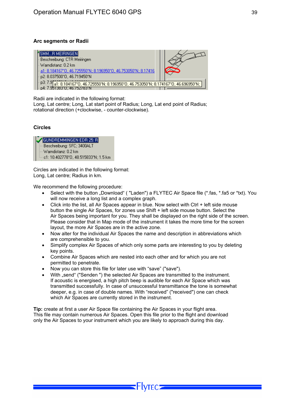 Operation manual flytec 6040 gps | Flytec 6040 * User Manual | Page 41 / 57