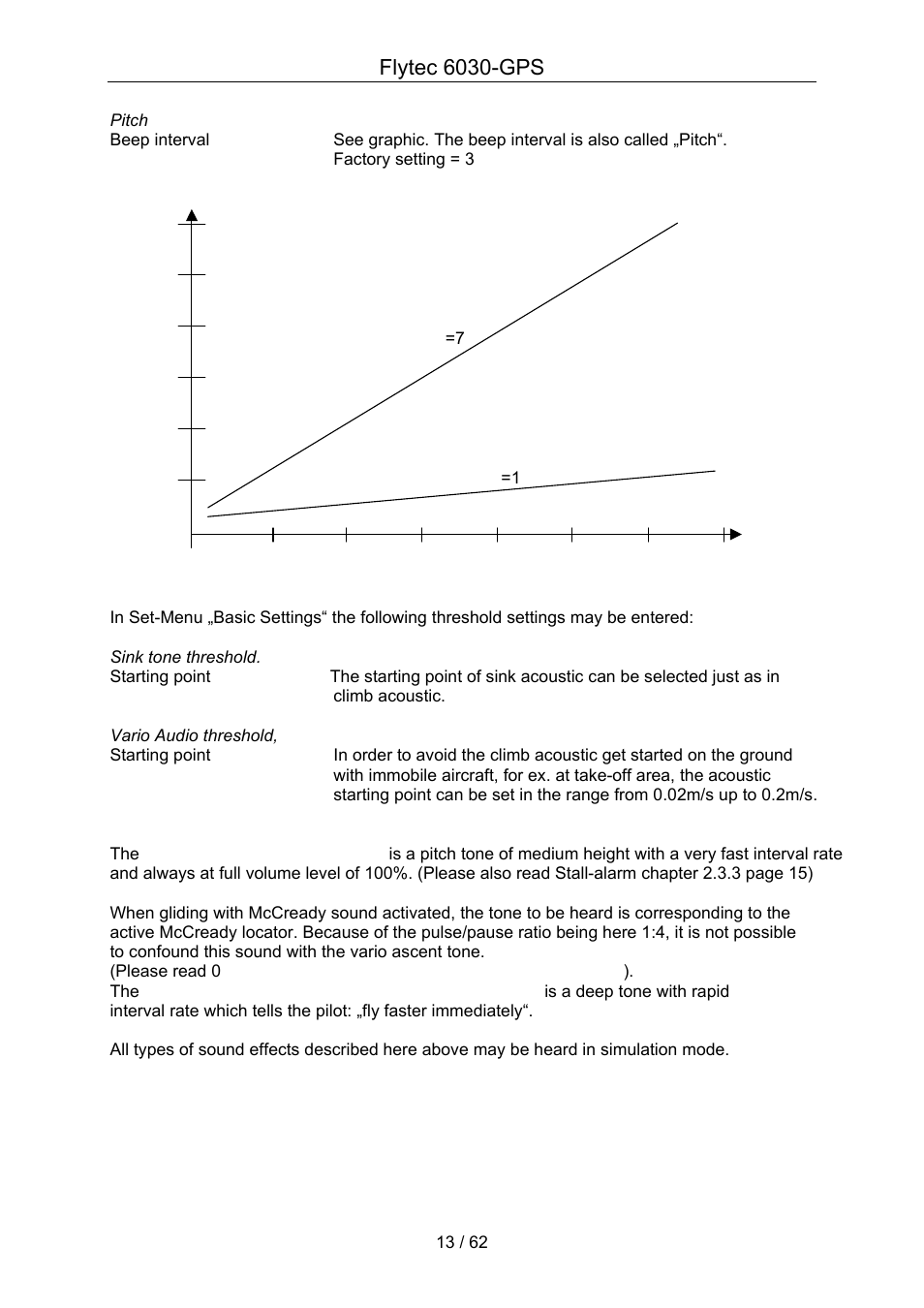 Flytec 6030-gps | Flytec 6030 * User Manual | Page 13 / 62