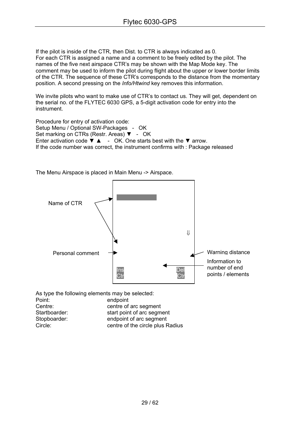 Flytec 6030-gps | Flytec 6030 * User Manual | Page 29 / 62
