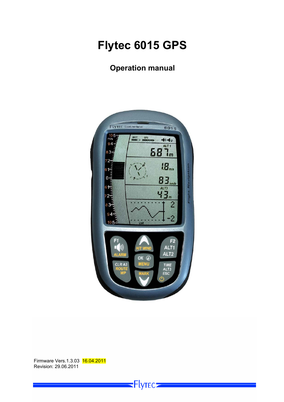 Flytec 6015 * User Manual | 36 pages