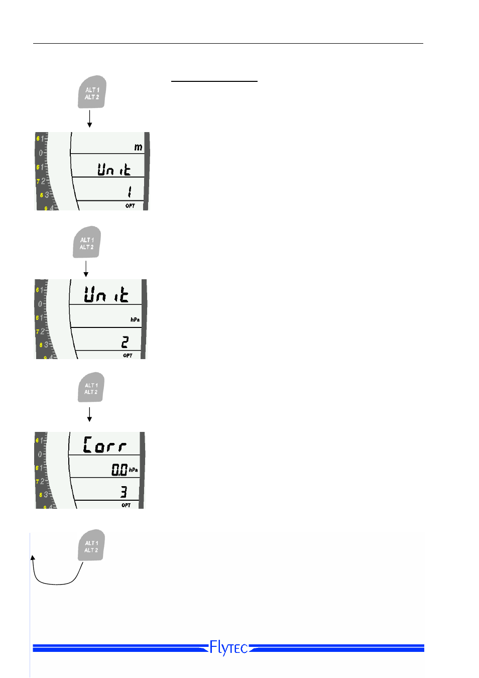 Option-mode alt1 | Flytec 6010/6005 User Manual | Page 9 / 27
